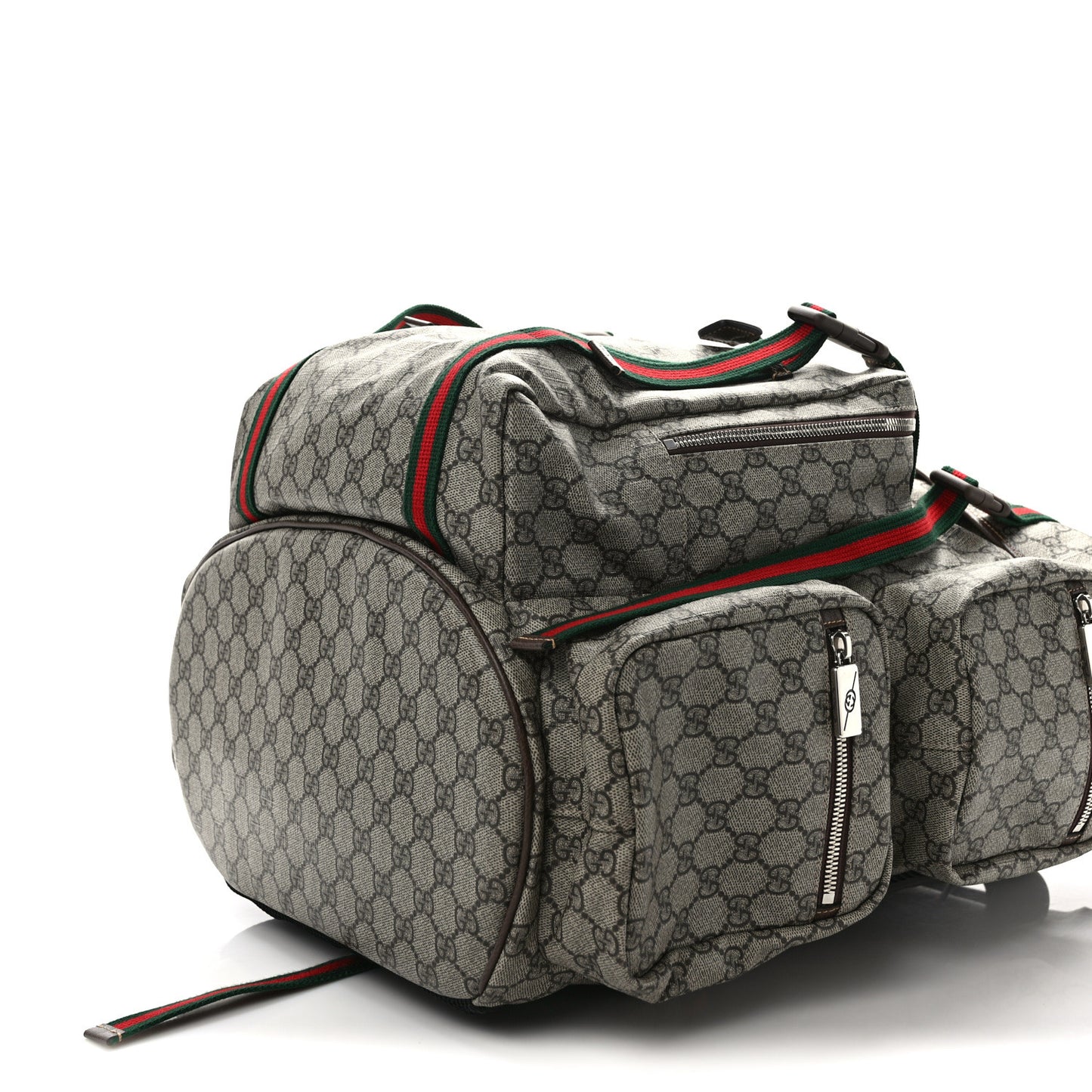 GG Supreme Web Large Backpack Beige New Acero