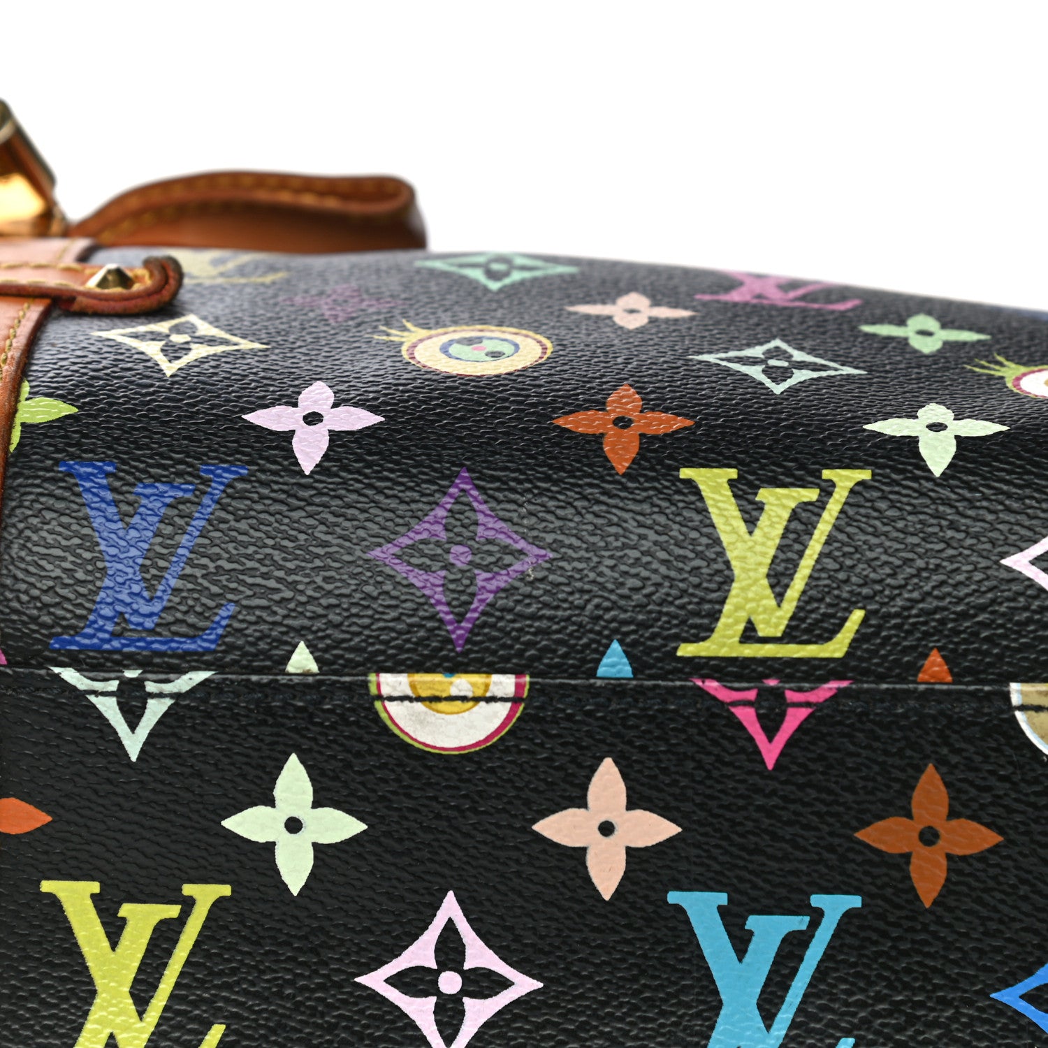 Louis Vuitton Monogram Multicolor Murakami Eye Love You Black 32 of 40