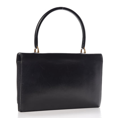 Hermes Box Top Handle Bag Black 3 of 16