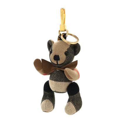 Burberry Cashmere Check Thomas Bear Keychain Charm 1 of 3