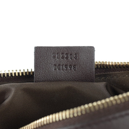 Gucci Guccissima Signature New Britt Wristlet Chocolate 6 of 7