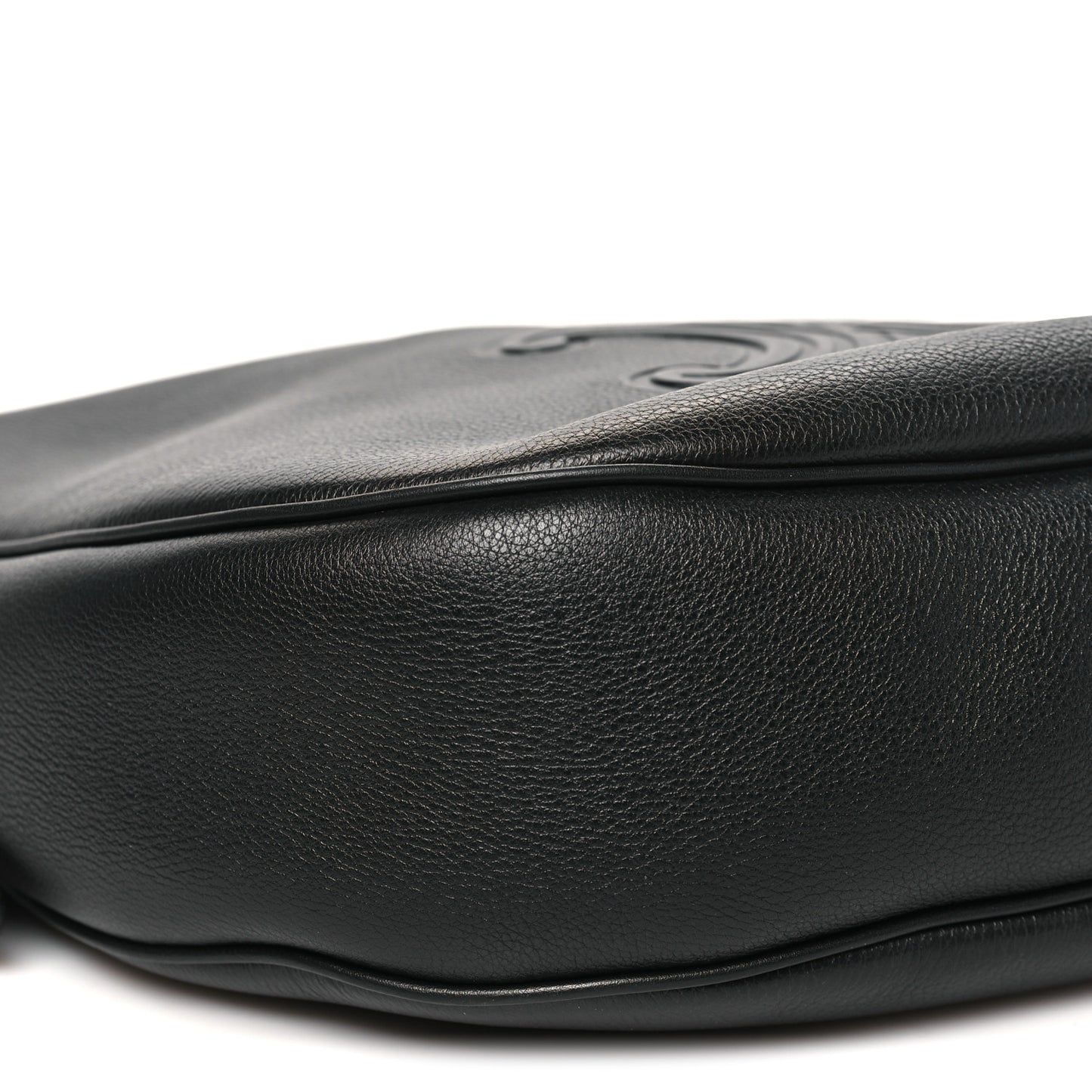 Supple Calfskin Cuir Triomphe Medium Heloise Shoulder Bag Black