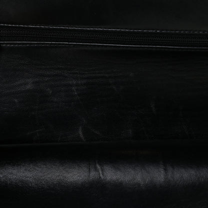 Chanel Lambskin Quilted Medium Double Flap Black 9 of 10