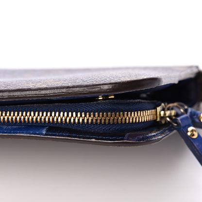 Louis Vuitton Monogram Articles de Voyage Ikat Insolite Wallet Grand Blue 9 of 10