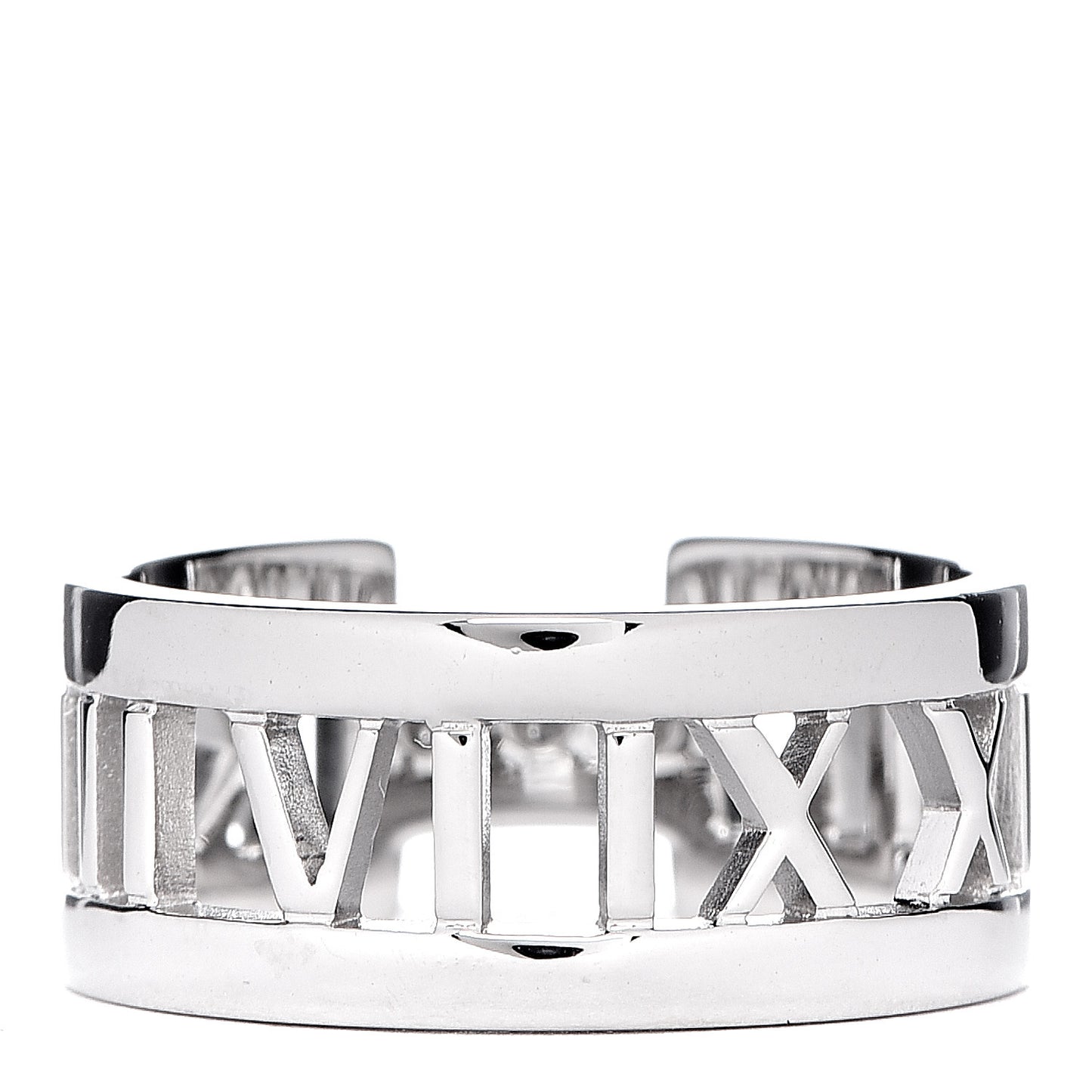 18K White Gold Diamond Open Atlas Ring 53 6.5