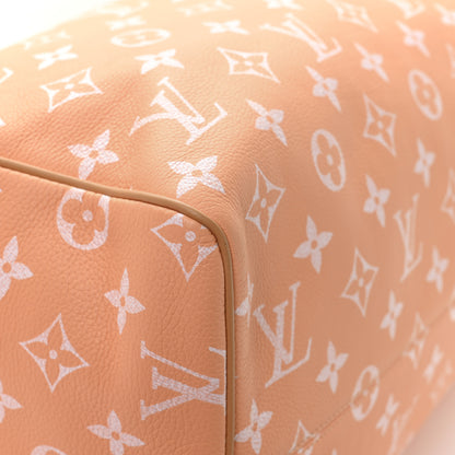 Louis Vuitton Calfskin Monogram Speedy P9 Bandouliere 40 Summer Peach 8 of 11