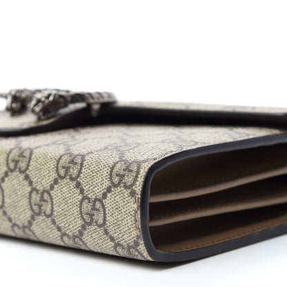 Gucci GG Supreme Monogram Mini Dionysus Chain Wallet Beige Taupe 7 of 10