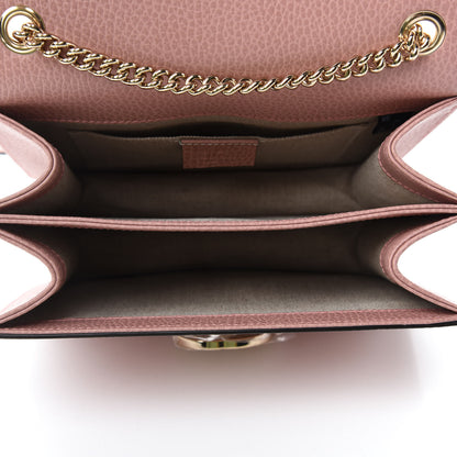 Gucci Dollar Calfskin Small Interlocking G Shoulder Bag Soft Pink 5 of 10