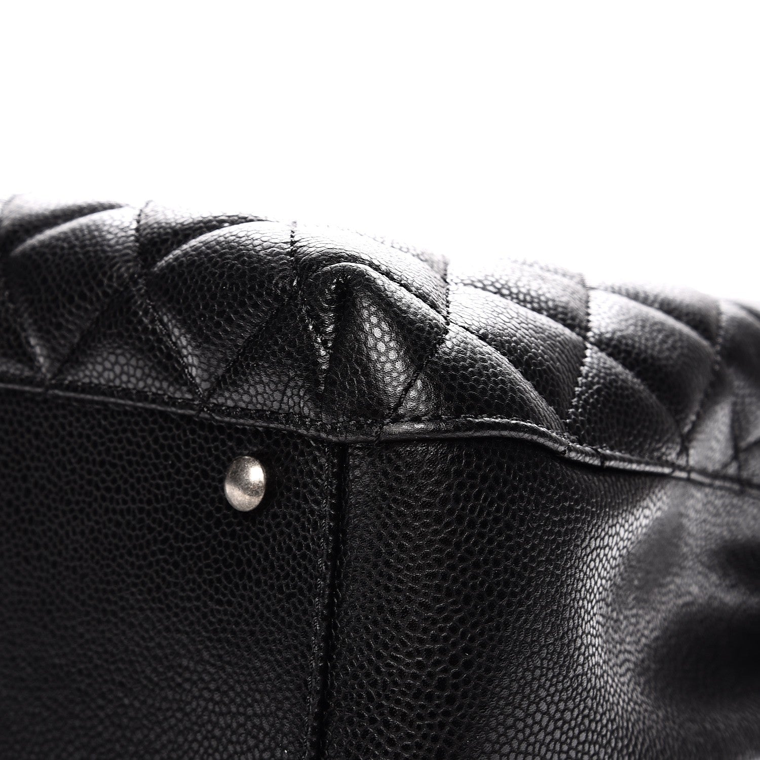 Chanel Caviar Quilted City Shopping Tote Black 8 of 10