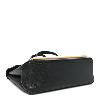 Louis Vuitton Soft Calfskin My Lockme Top Handle Vanille Black 4 of 11