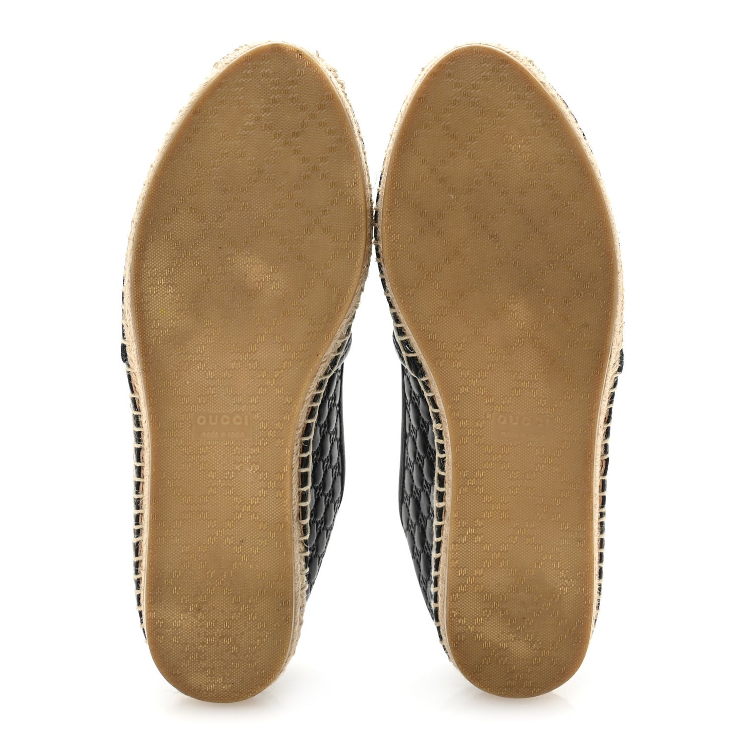 Microguccissima Signature Espadrilles 37.5 Black