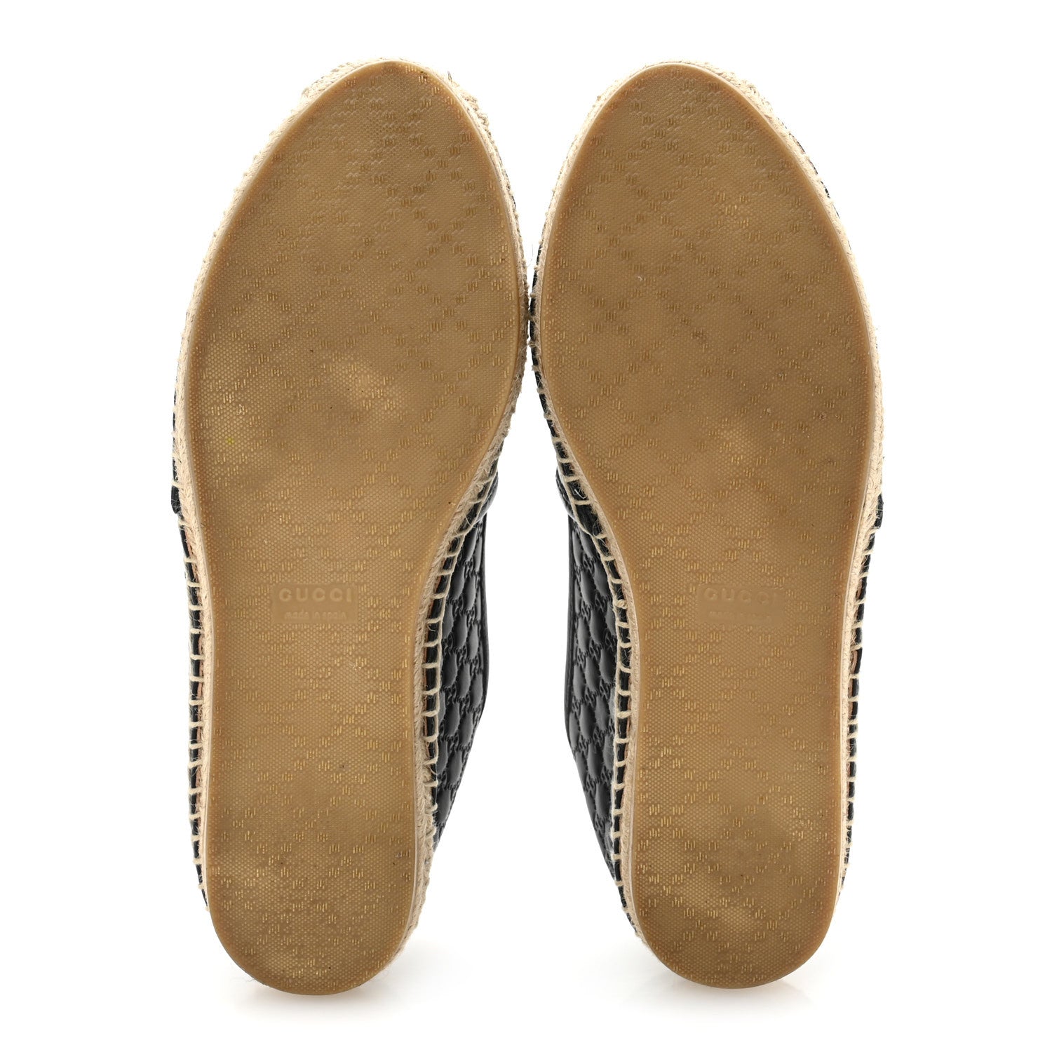 Gucci Microguccissima Signature Espadrilles 37.5 Black 6 of 10