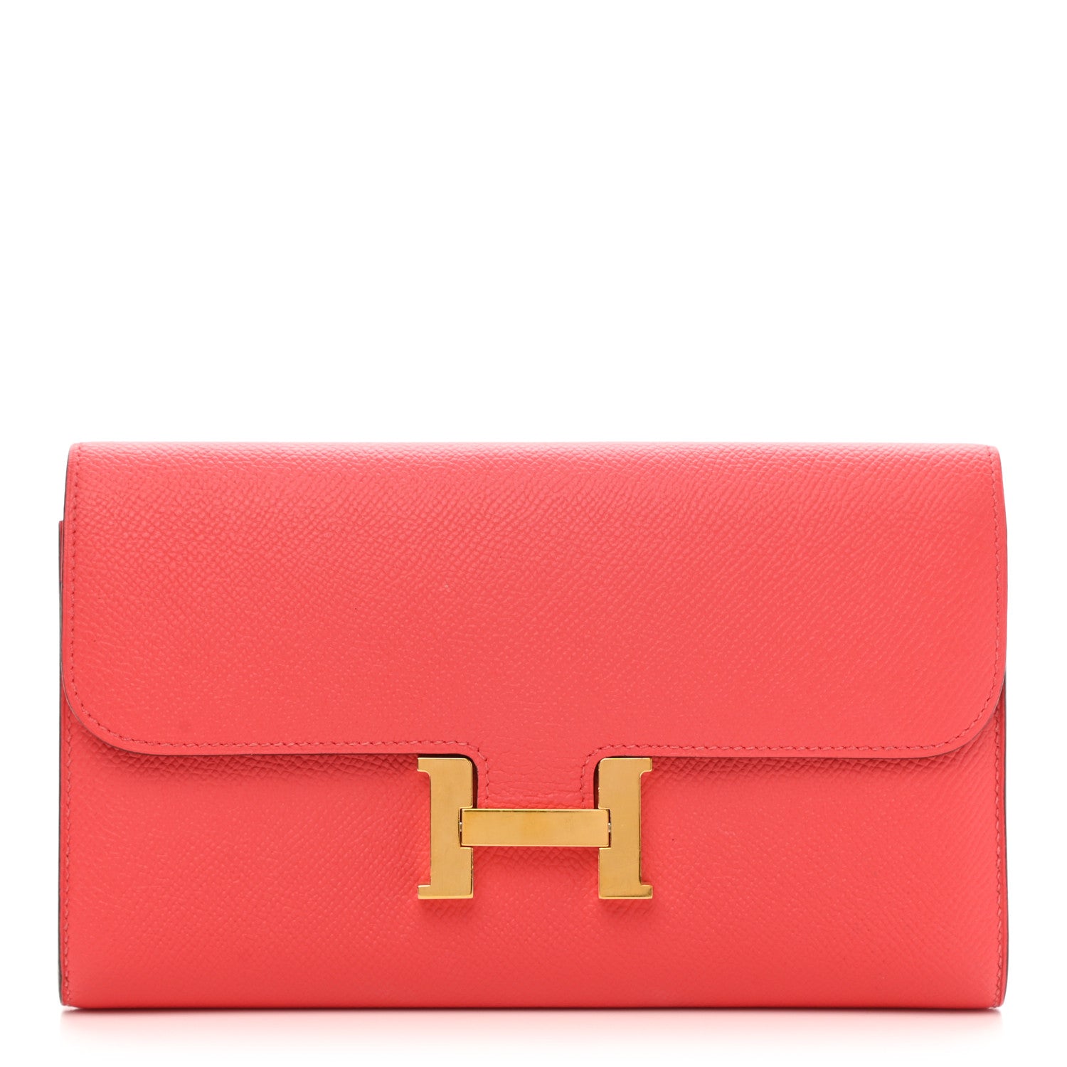 Hermes Epsom Constance Long Wallet Bougainvillea 1 of 7