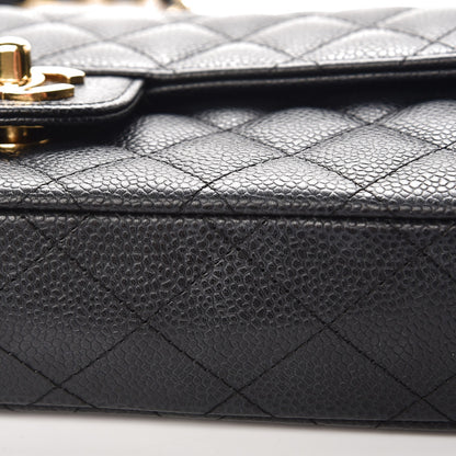 Chanel Caviar Quilted East West Flap Black 9 of 10