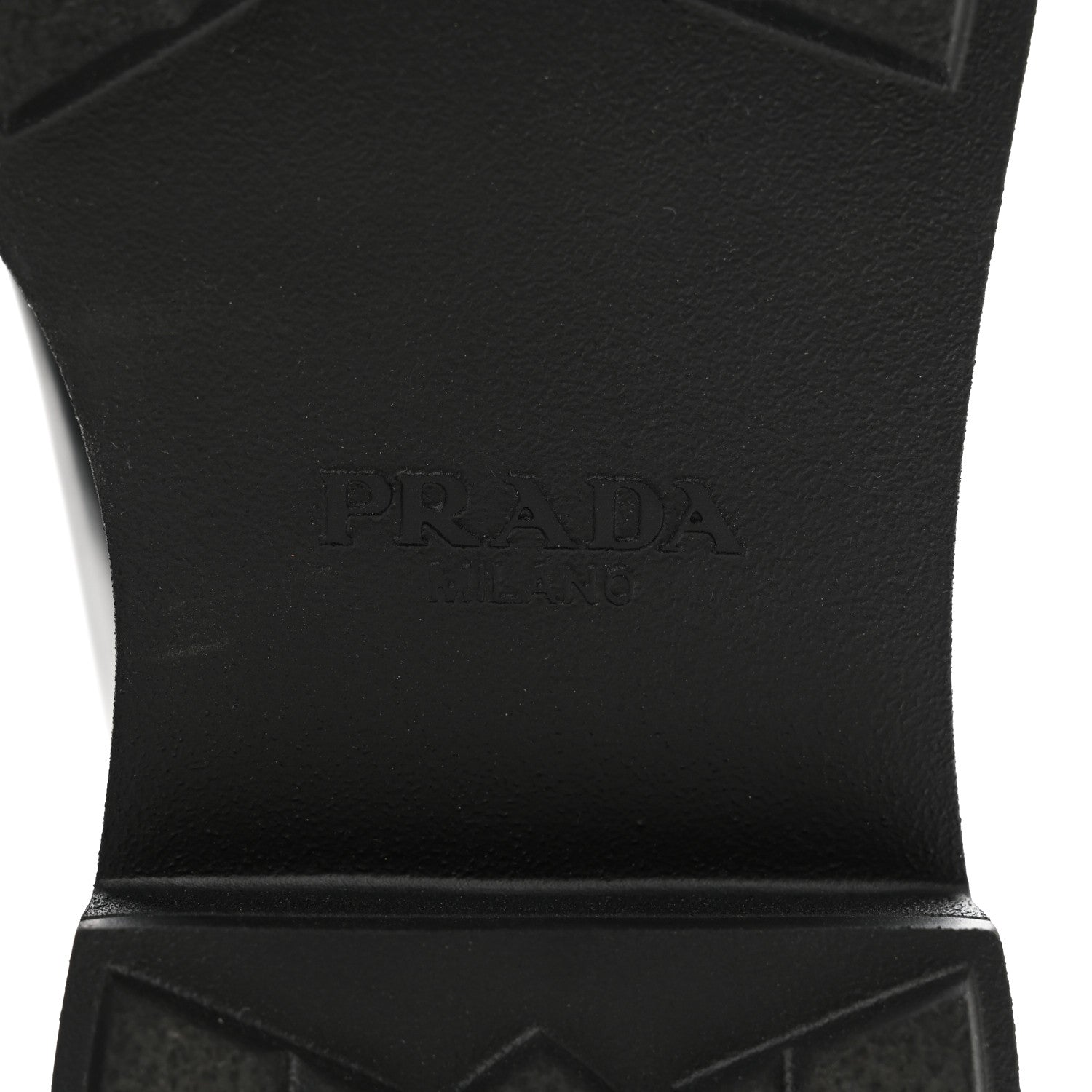 Prada Spazzolato Rois Monolith 55mm Derby Loafers 39.5 Black White 6 of 10