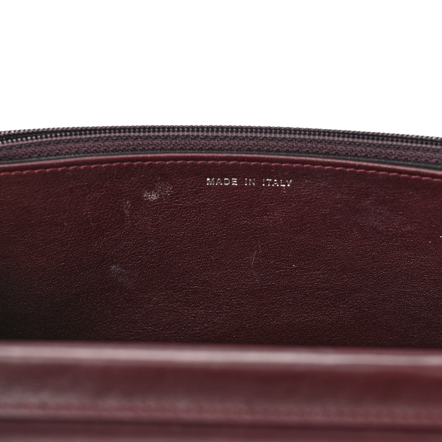 Chanel Patent Coco Cabas Wallet On Chain WOC Burgundy 17 of 24