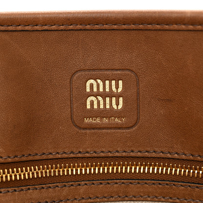 Miu Miu Nappa Aviator Medium Aventure Bag Rovere 6 of 10