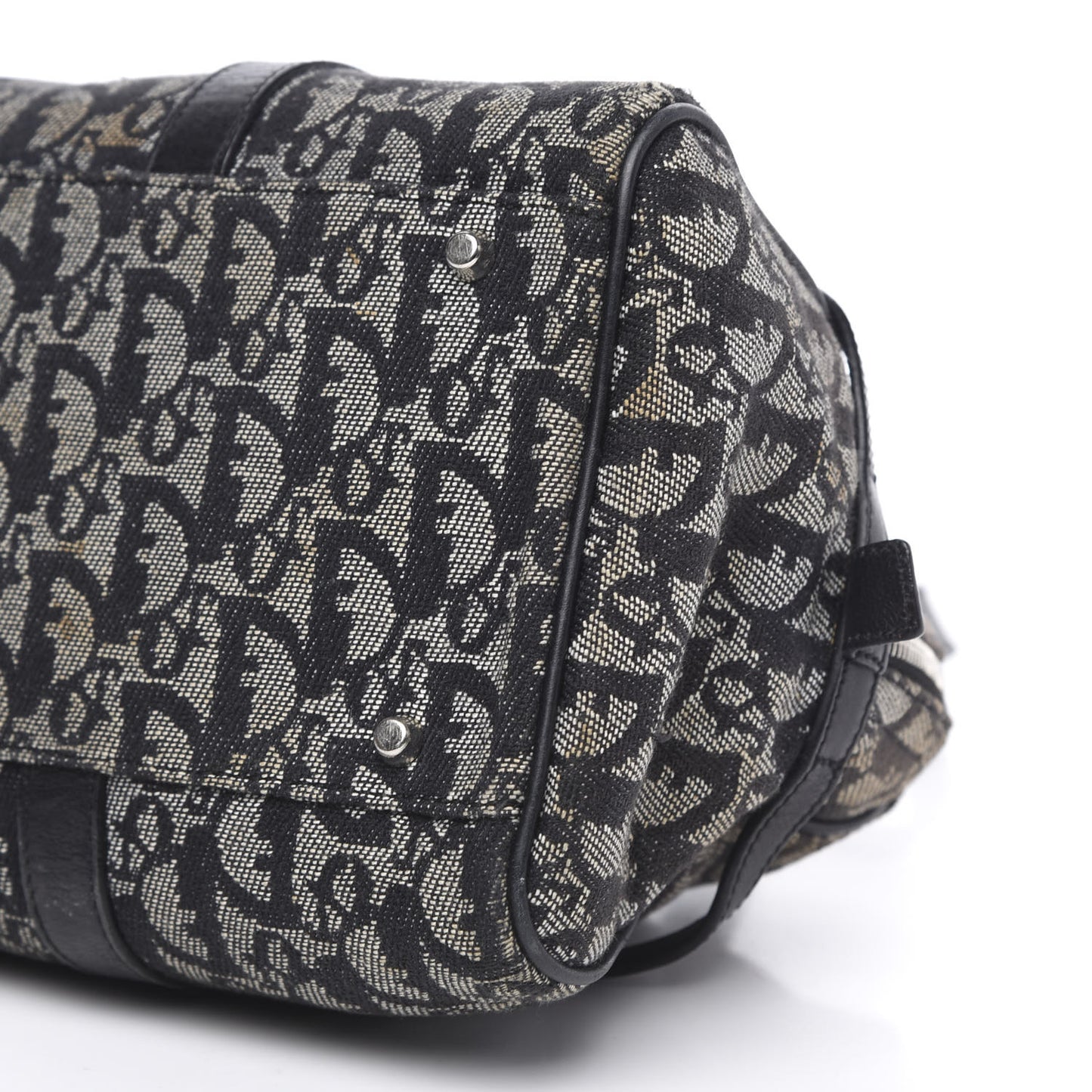 Denim Monogram Charms Shoulder Bag Blue