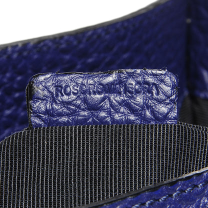 Burberry Heritage Grain Medium Woodbury Tote Blue 8 of 9