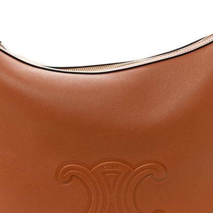 Celine Supple Calfskin Medium Triomphe Heloise Shoulder Bag Tan 8 of 10