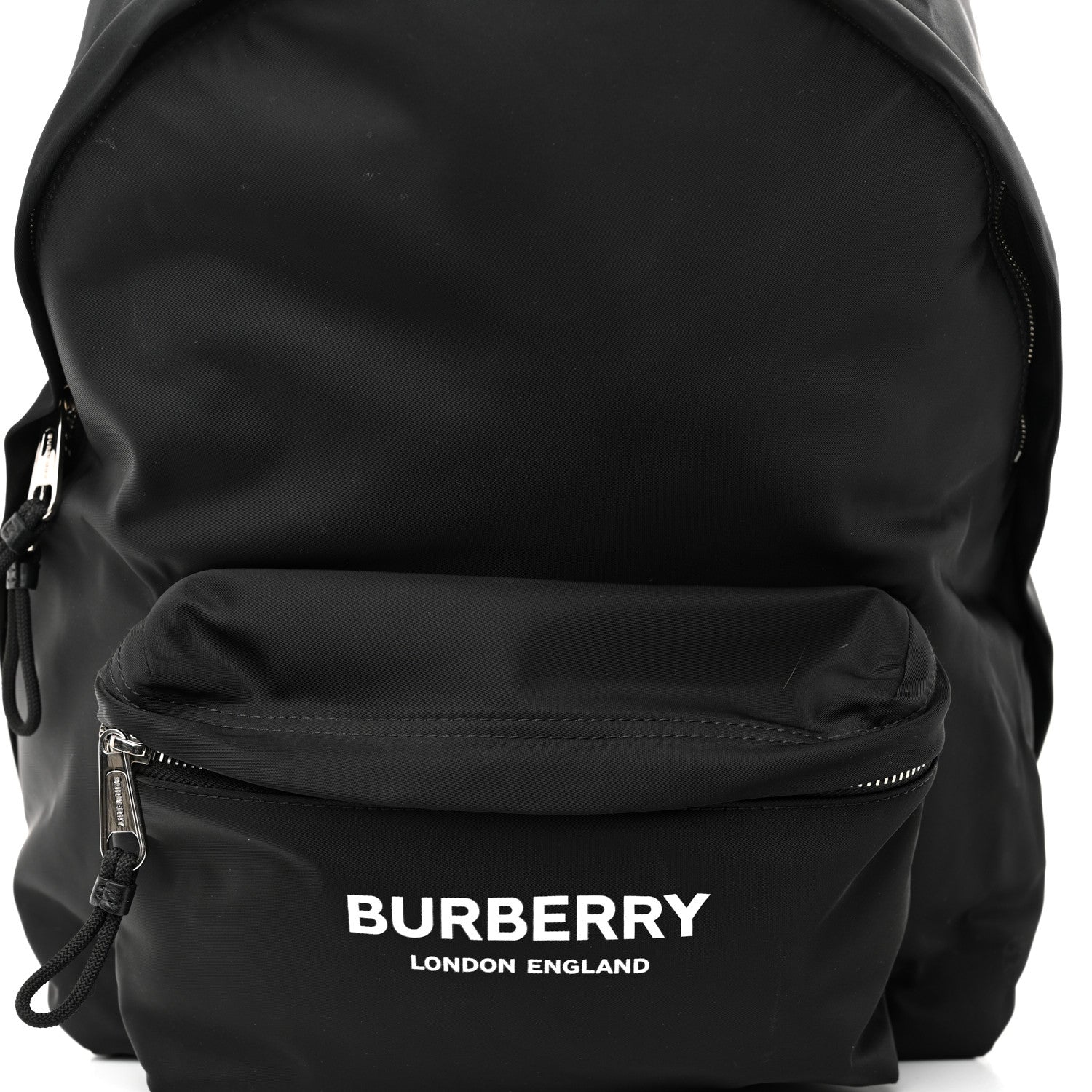Burberry Nylon Logo Print Jett Backpack Black 7 of 9