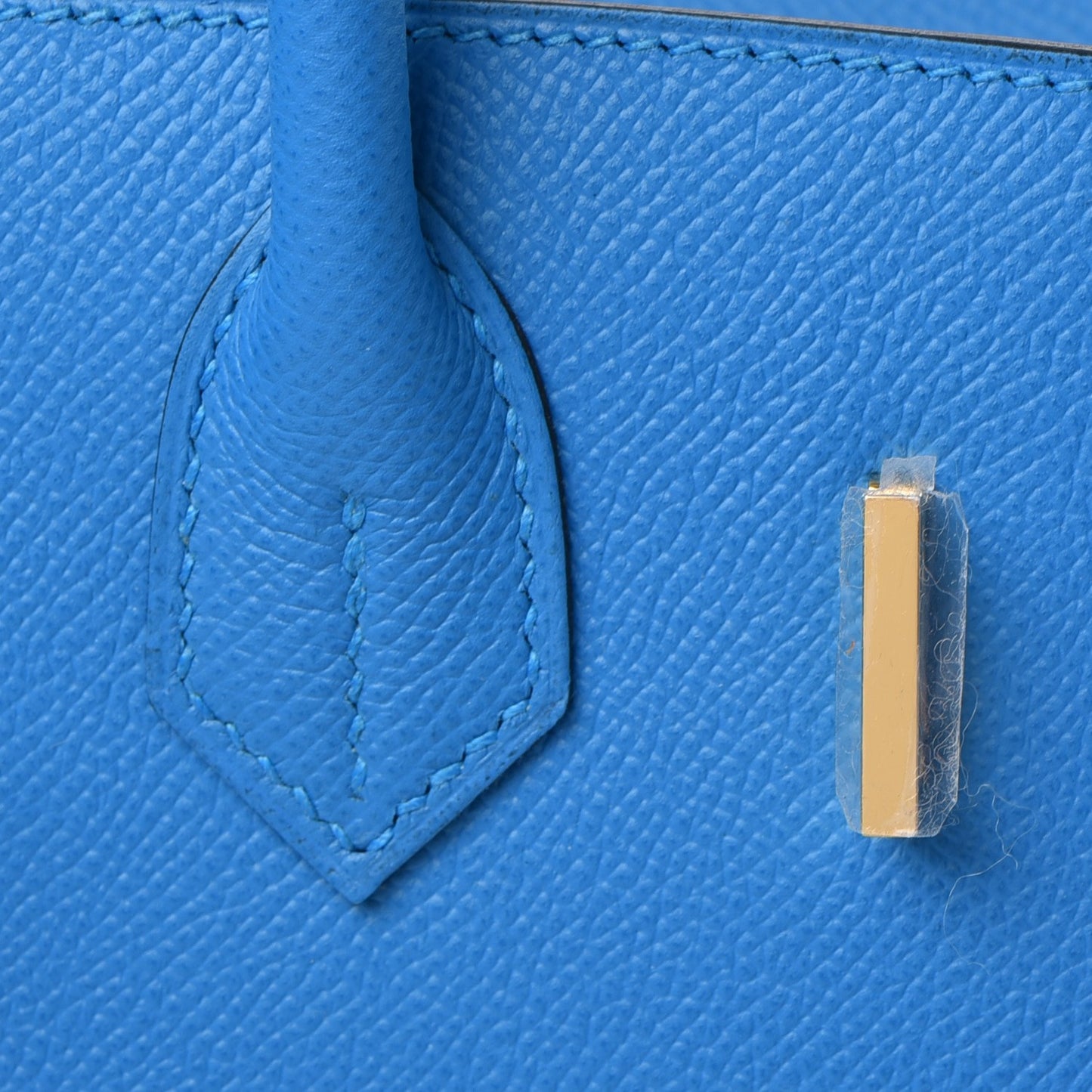 Epsom Birkin 30 Bleu Zanzibar