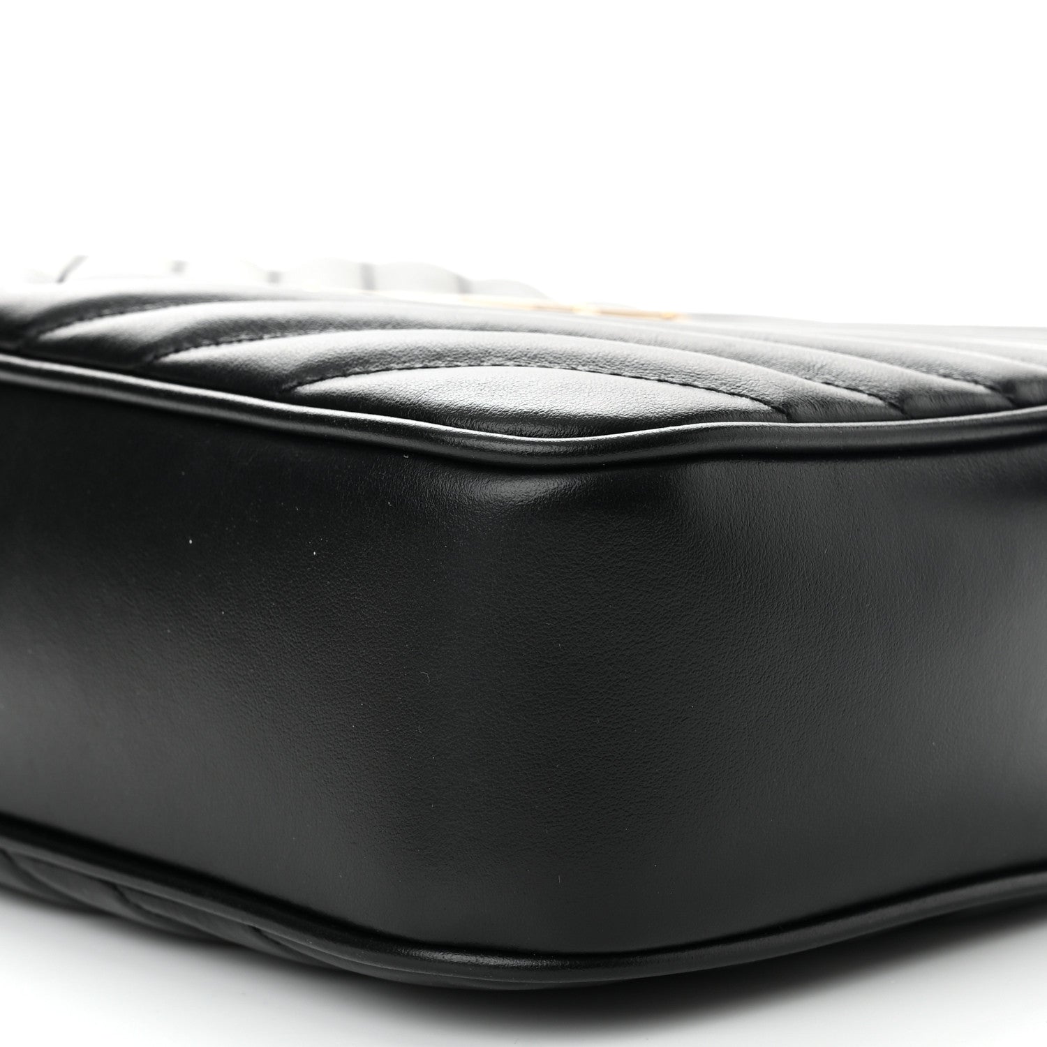Saint Laurent Calfskin Matelasse Monogram Lou Camera Bag Black 10 of 10