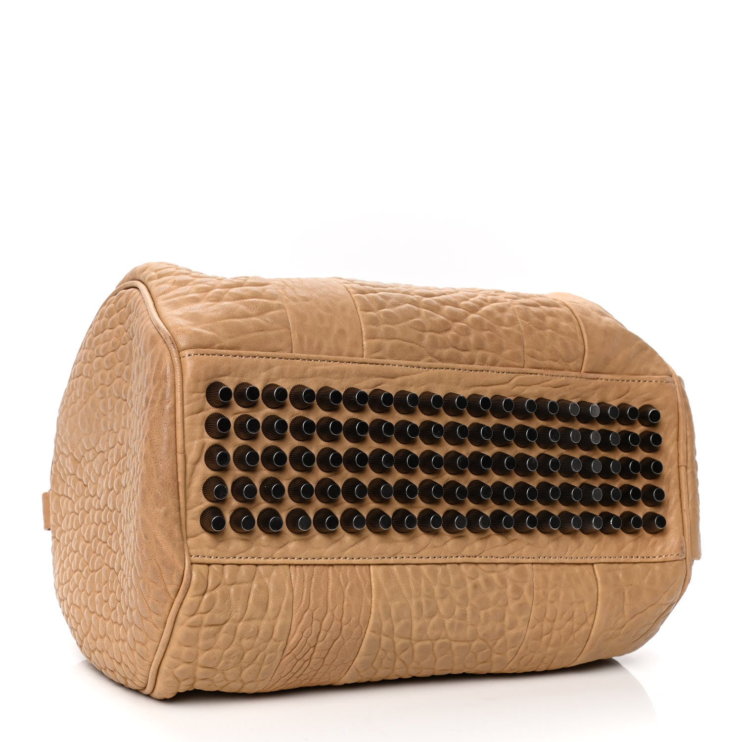 Alexander Wang Pebbled Lambskin Rocco Latte Nickel Hardware 3 of 5