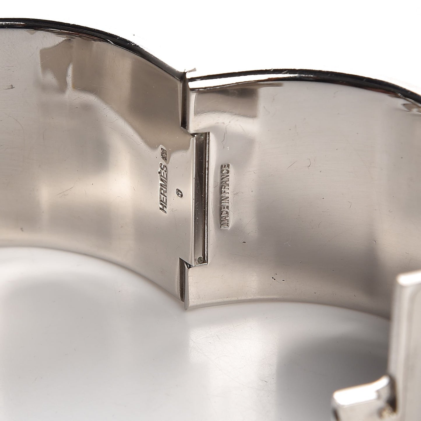Enamel Extra Wide Clic Clac H Bracelet GM Black