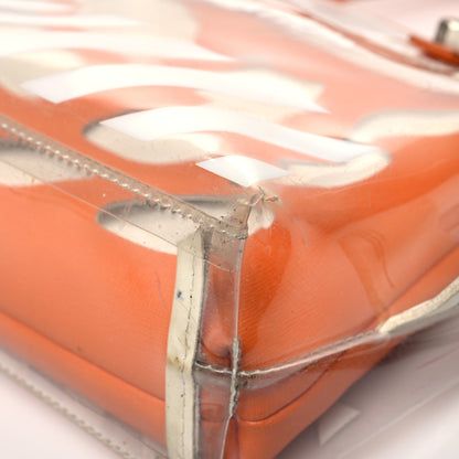 Off-White X Heron Preston PVC Transparent Crossbody Bag Orange White 14 of 19
