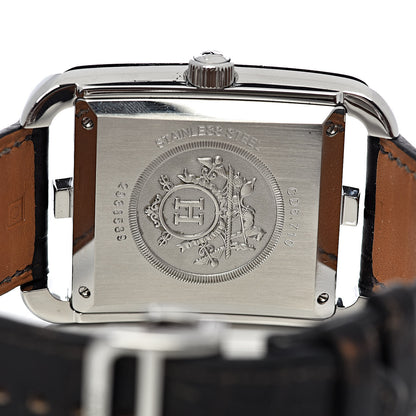 Hermes Stainless Steel Alligator 36mm Cape Cod Automatic Watch Havane 5 of 11