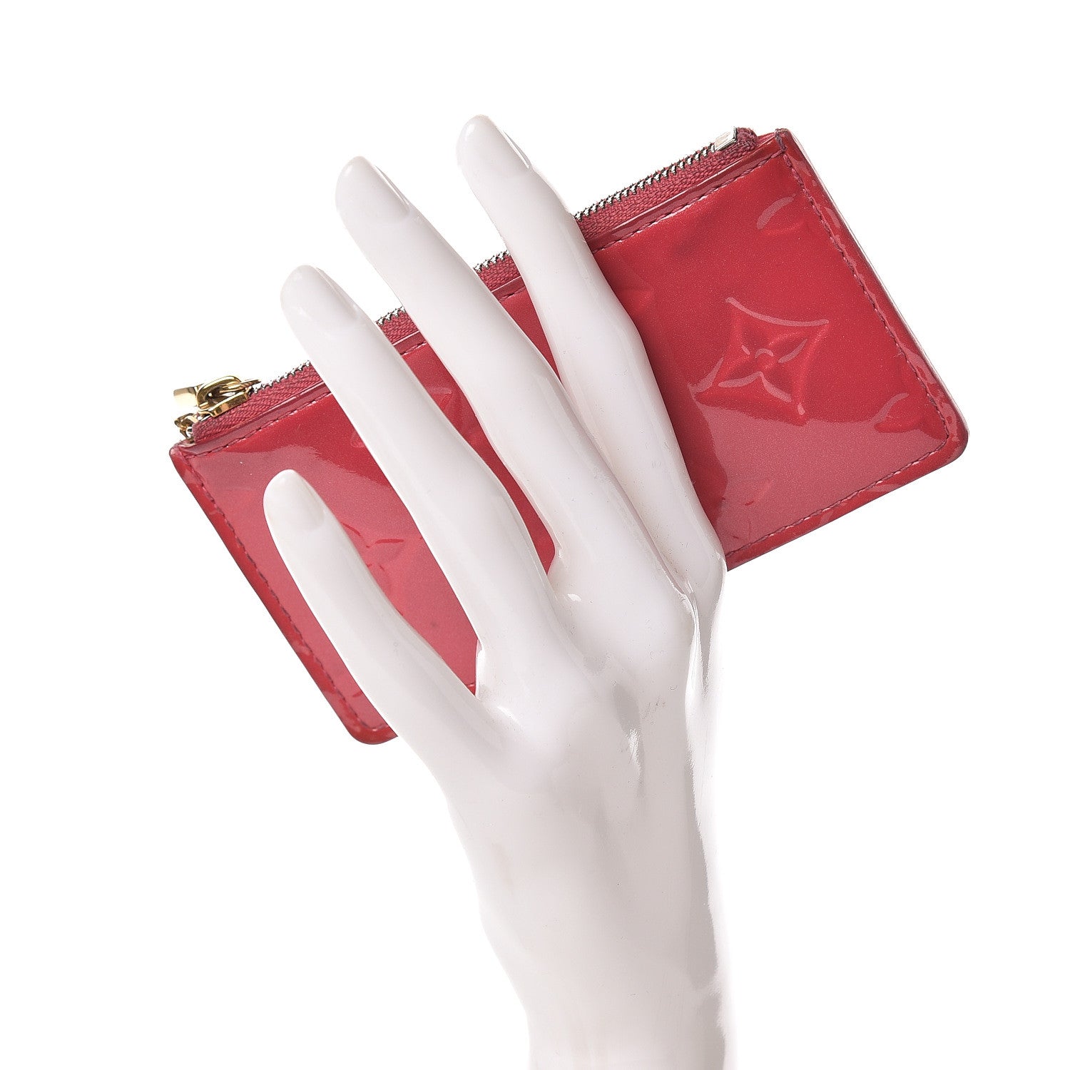 Louis Vuitton Vernis Key Pouch Framboise 2 of 7