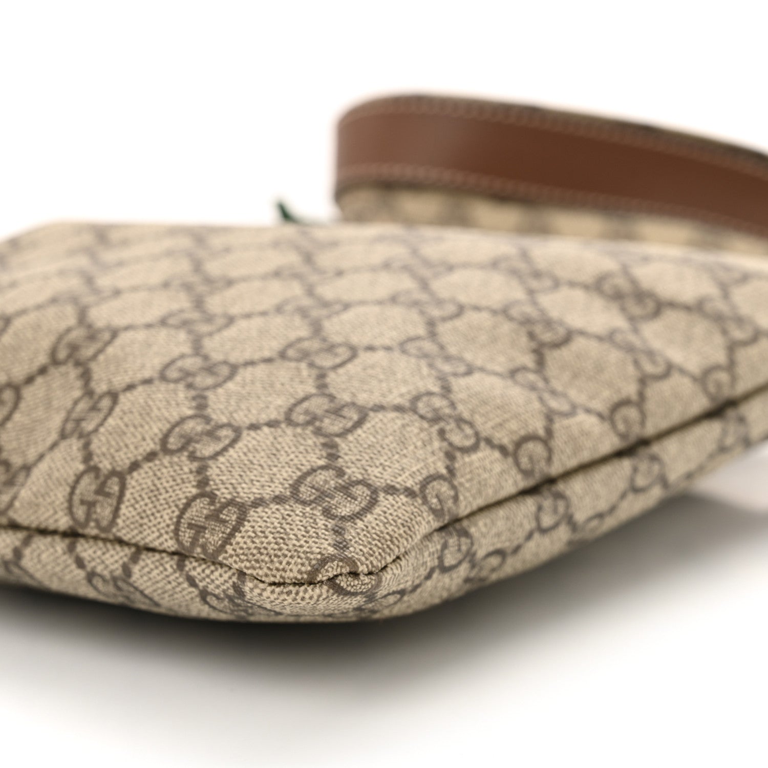 Gucci GG Plus Monogram Signature Web Loop Messenger Brown 10 of 10