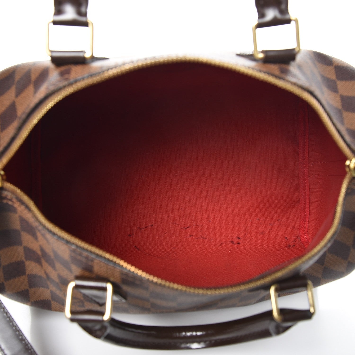Louis Vuitton Damier Ebene Speedy Bandouliere 30 6 of 17