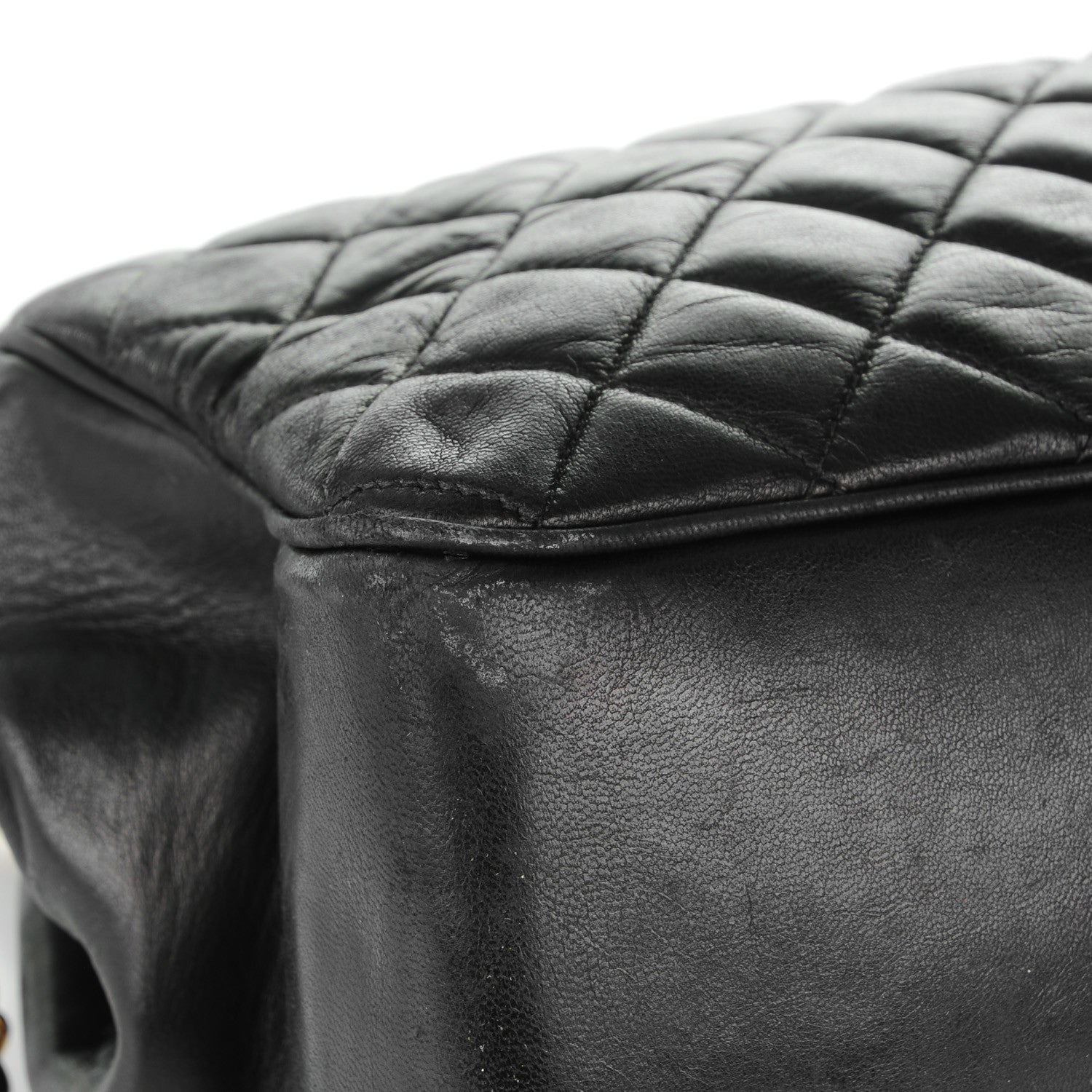 Chanel Lambskin Quilted Shoulder Bag Black 9 of 9
