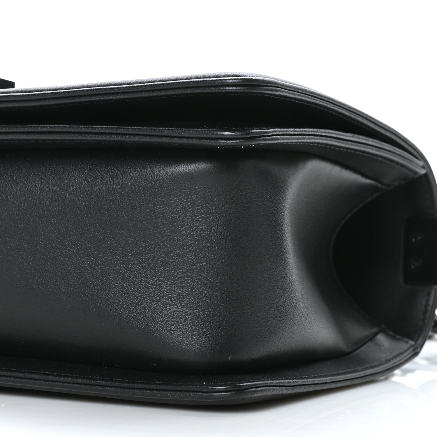 Chanel Calfskin Quilted Medium Boy Flap So Black 10 of 11