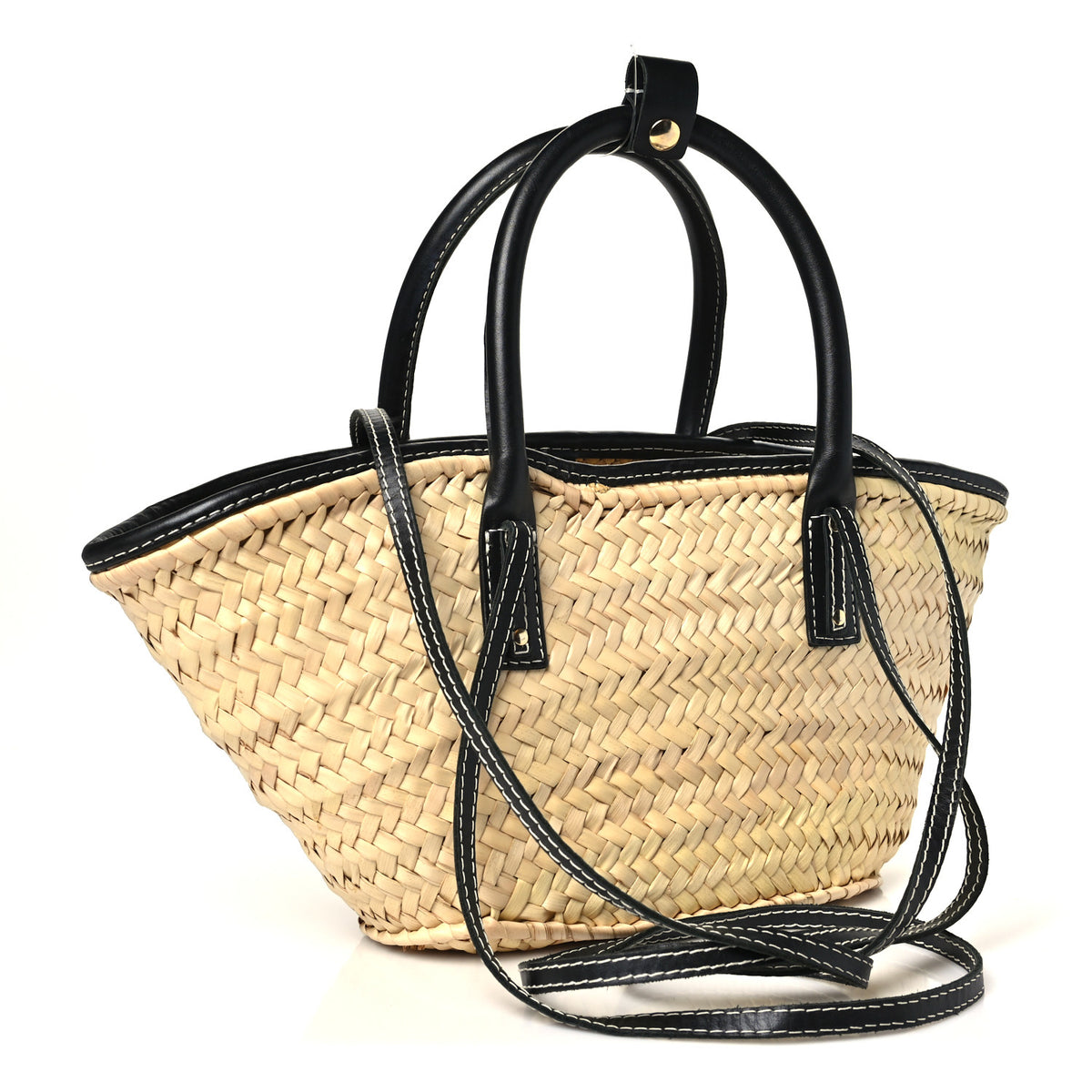 Jacquemus Raffia Le Petit Panier Soli Black 3 of 10