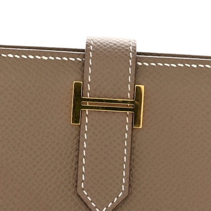 Hermes Epsom Mini Bearn Wallet Etoupe 9 of 11
