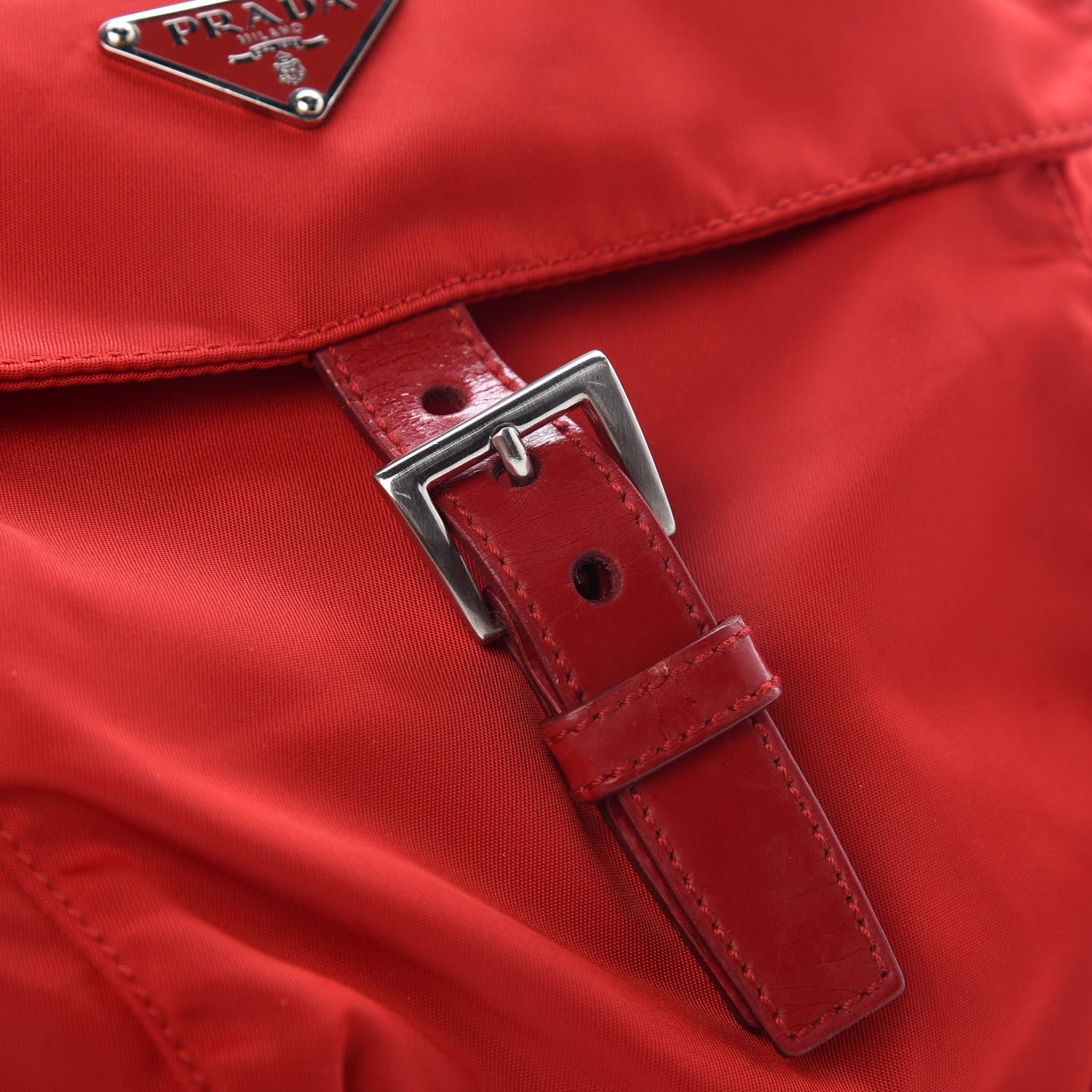 Prada Nylon Vela Sport Messenger Bag Rosso 8 of 11