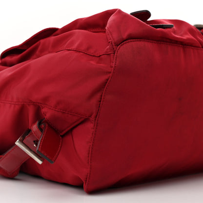 Prada Tessuto Nylon Vela Medium Backpack Cerise 9 of 21