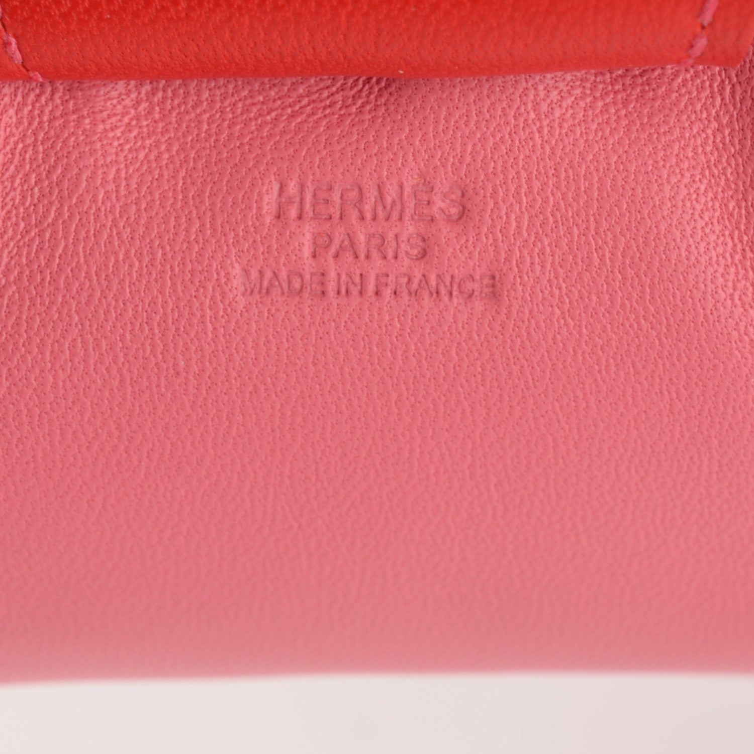 Hermes Milo Lambskin Grigri Rodeo Horse Bag Charm GM Rose Azalee Orange Poppy 3 of 4