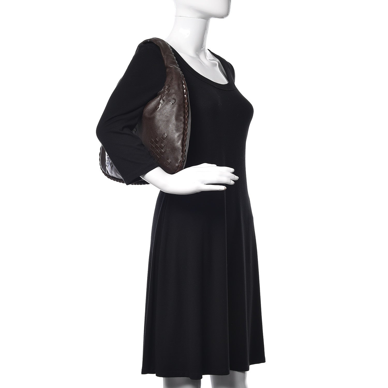 Bottega Veneta Nappa Intrecciato Medium Veneta Hobo Ebano 2 of 10