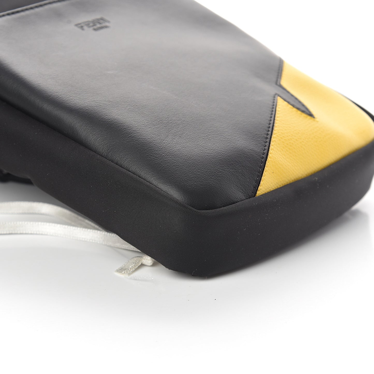 Nylon Vitello Grace Cruise Corner Bugs Sling Bag Black Sunflower