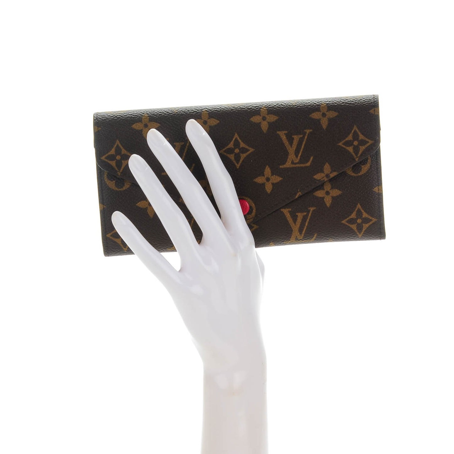 Monogram Josephine Wallet Red