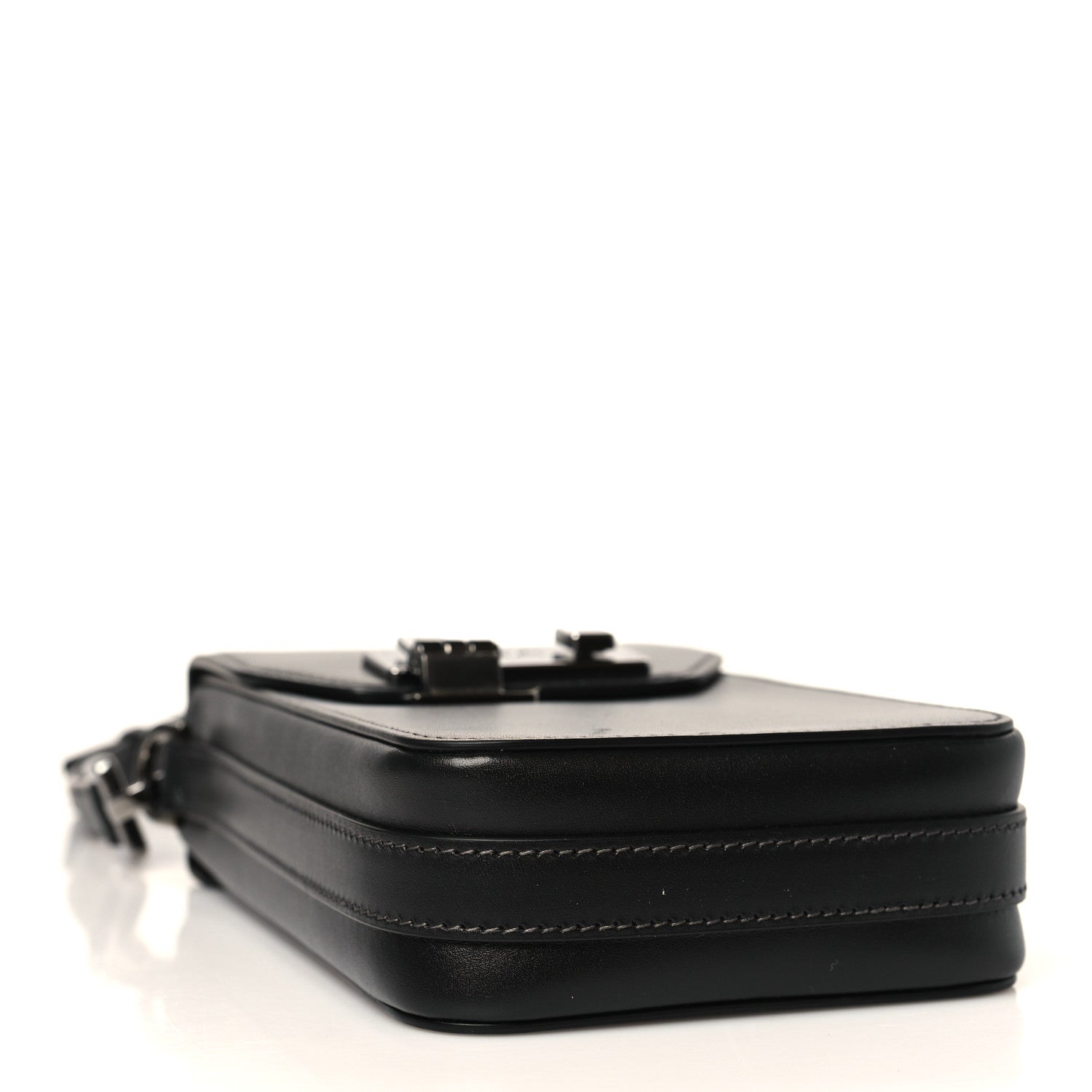 Christian Dior Smooth Calfskin Vertical Pouch Black 4 of 9
