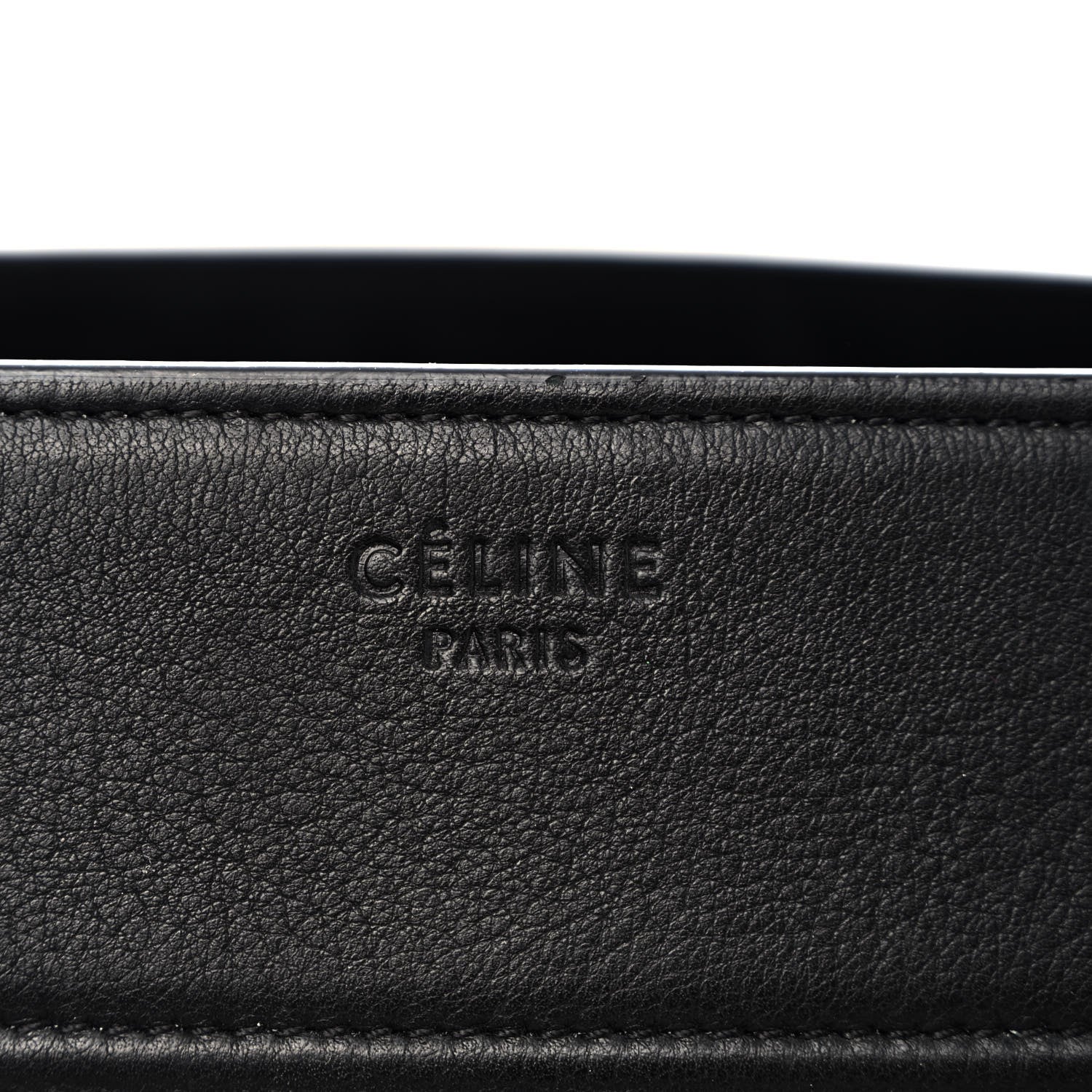 Celine Supple Calfskin Medium Phantom Luggage Black 6 of 11