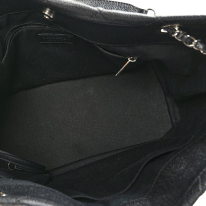 Chanel Caviar Quilted CC Timeless Soft Tote Black 5 of 11