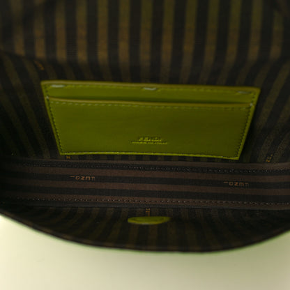 Fendi Silk Satin Phone Baguette Wasabi 5 of 10