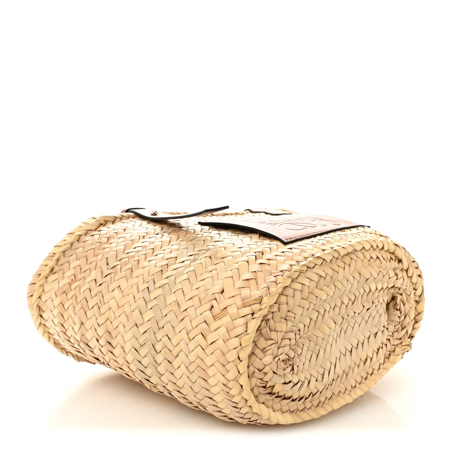 Raffia Basket Tote Bag Natural Tan