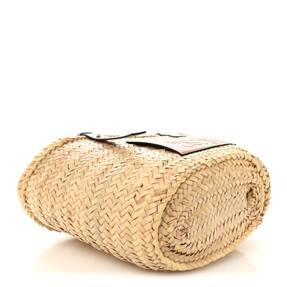 Loewe Raffia Basket Tote Bag Natural Tan 4 of 11